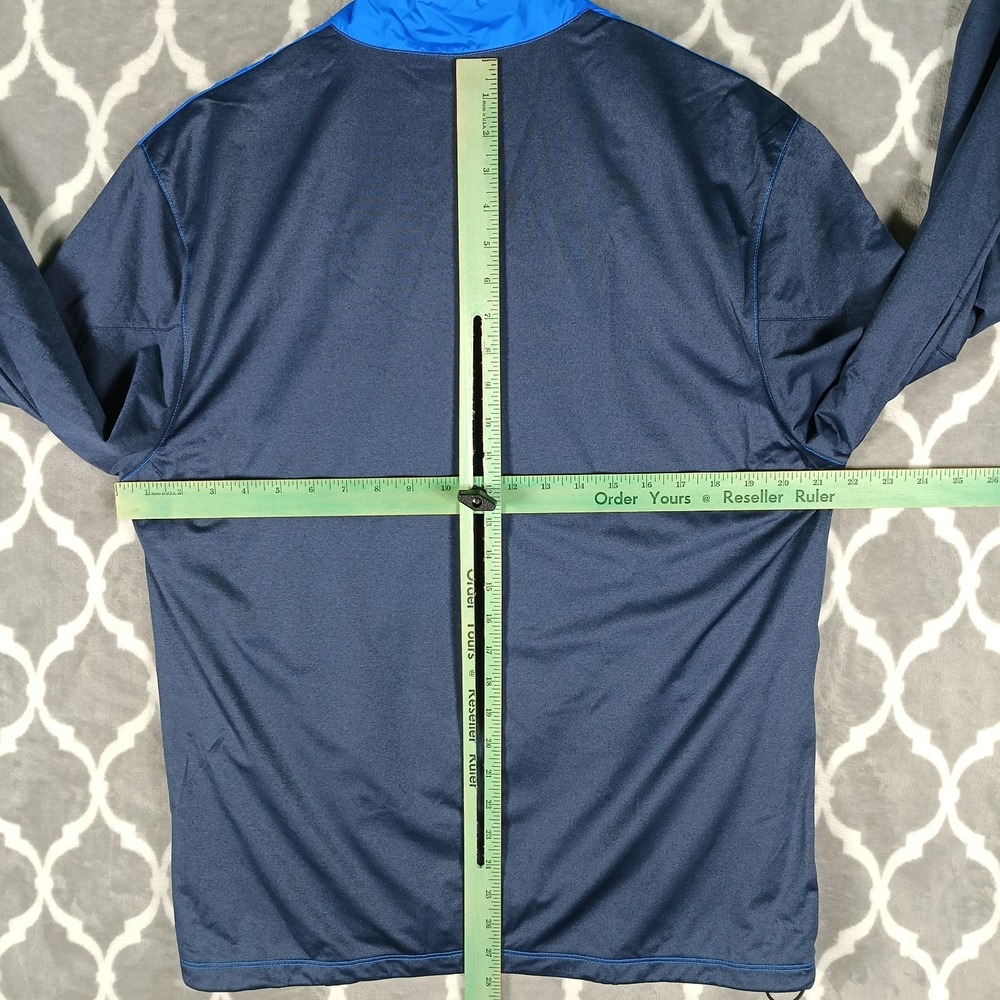 Nike Golf Jacket Men Medium Blue 1/4 Zip Lightweight Performance - Picture 4 of 9